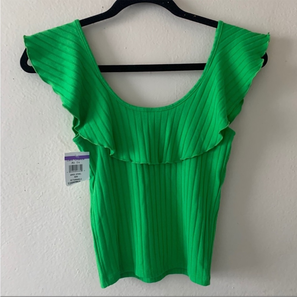 BP Ruffle Rib Knit Shirt NWOT - Picture 5 of 6